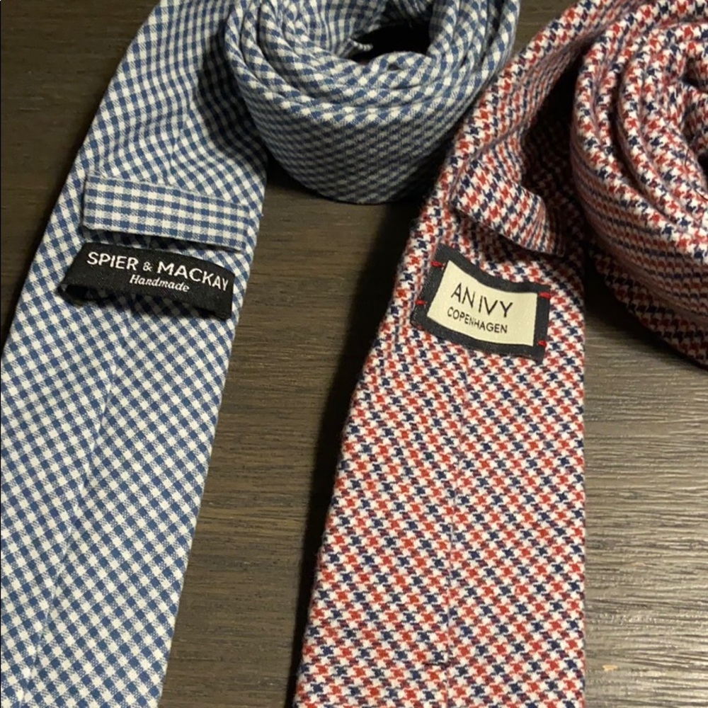 Checker ties - Picture 6 of 6
